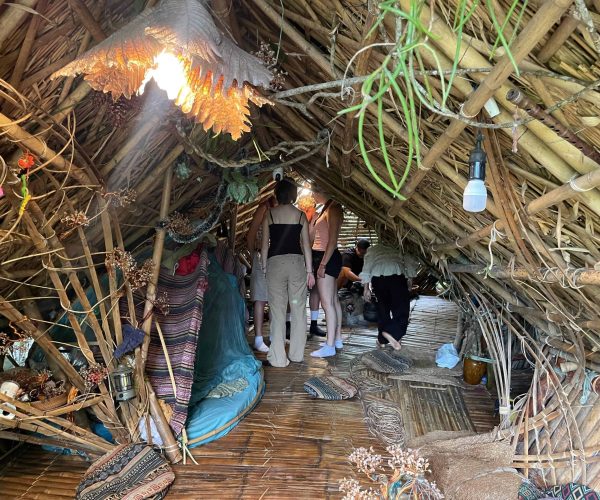 Tourists joining Lak Lake Eco Workshop with tree planting, bamboo crafts, and traditional M’nong pottery