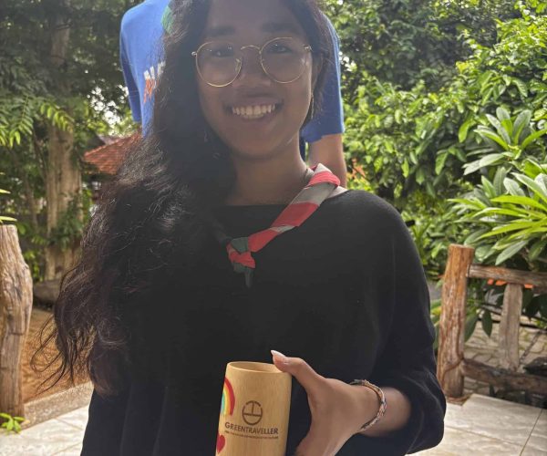 DIY Bamboo Cup And Traditional Hat Painting