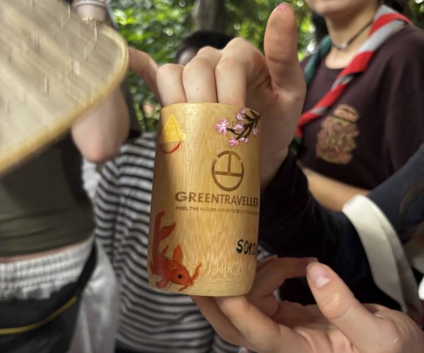 DIY Bamboo Cup And Traditional Hat Painting