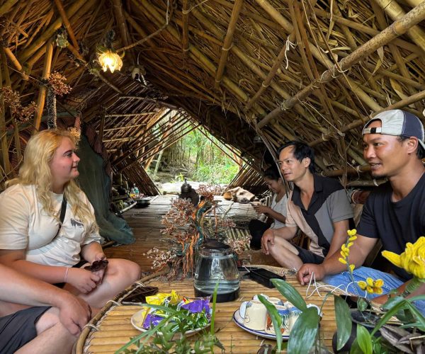 UNESCO Gong Heritage & Traditional Ede Cuisine Dak Lak Cacao Tour: tasting fresh cacao and exploring cacao plantations in Đắk Lắk