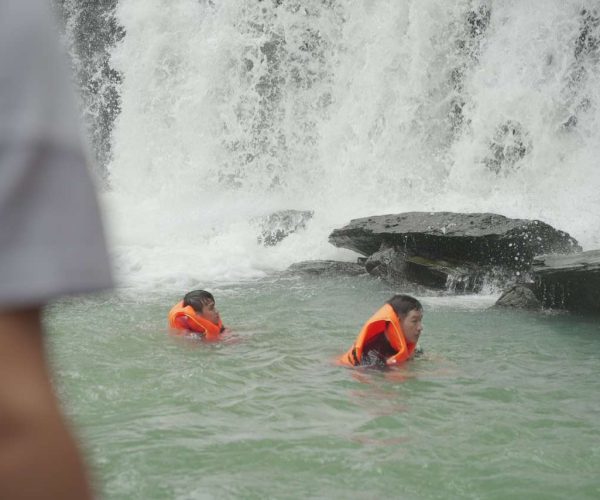 UNESCO Gong Heritage & Traditional Ede Cuisine Dray Nur Waterfall adventure - biking, hiking, and rafting in Vietnam's Central Highlands.