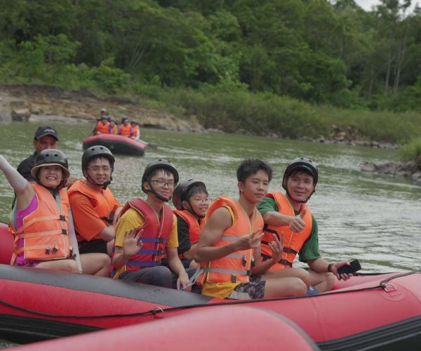 UNESCO Gong Heritage & Traditional Ede Cuisine Dray Nur Waterfall adventure - biking, hiking, and rafting in Vietnam's Central Highlands.