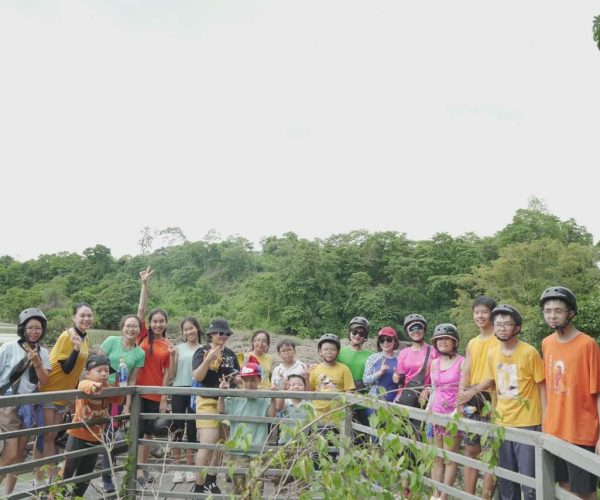 UNESCO Gong Heritage & Traditional Ede Cuisine Dray Nur Waterfall adventure - biking, hiking, and rafting in Vietnam's Central Highlands.