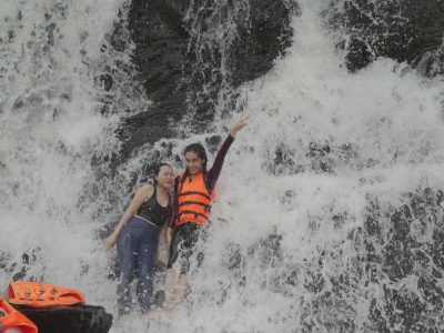 Dray Nur Waterfall adventure - biking, hiking, and rafting in Vietnam's Central Highlands.