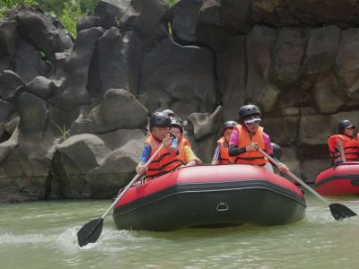 Dray Nur Waterfall adventure - biking, hiking, and rafting in Vietnam's Central Highlands.