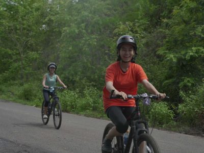Dray Nur Waterfall adventure - biking, hiking, and rafting in Vietnam's Central Highlands.