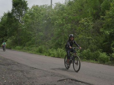 Dray Nur Waterfall adventure - biking, hiking, and rafting in Vietnam's Central Highlands.