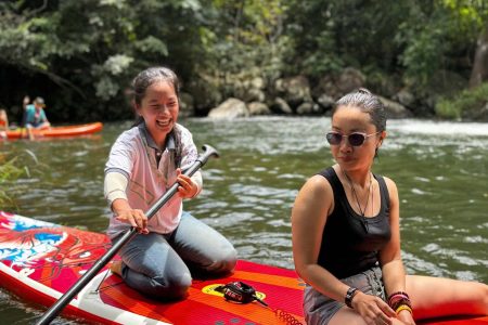 Trekking through Chu Yang Sin National Park and relaxing in natural baths.