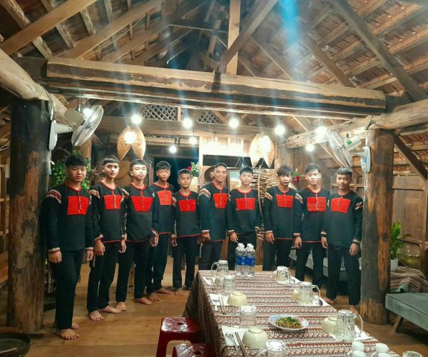 UNESCO Gong Heritage & Traditional Ede Cuisine Ede culture experience with local cuisine and Dray Nur Waterfall tour in Dak Lak