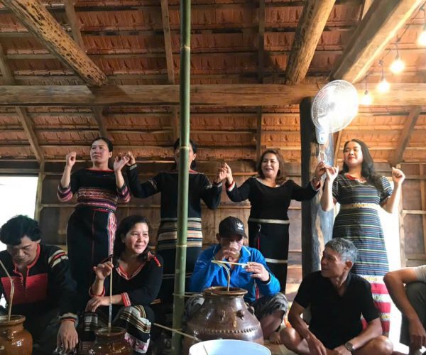 Ede culture experience with local cuisine and Dray Nur Waterfall tour in Dak Lak